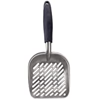 Garciaria - Pala de arena de metal de aluminio para animales de compañía Artefact- pala para gatos- gran espesor…